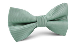 Sage Green Twill Bow Tie
