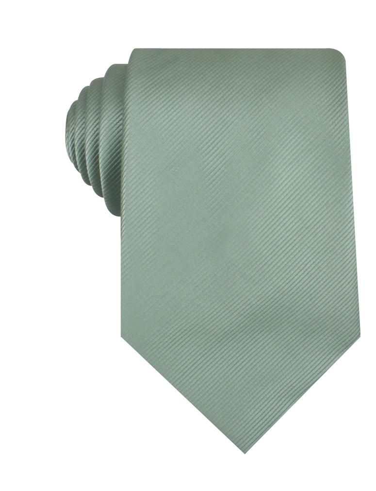 Sage Green Twill Necktie