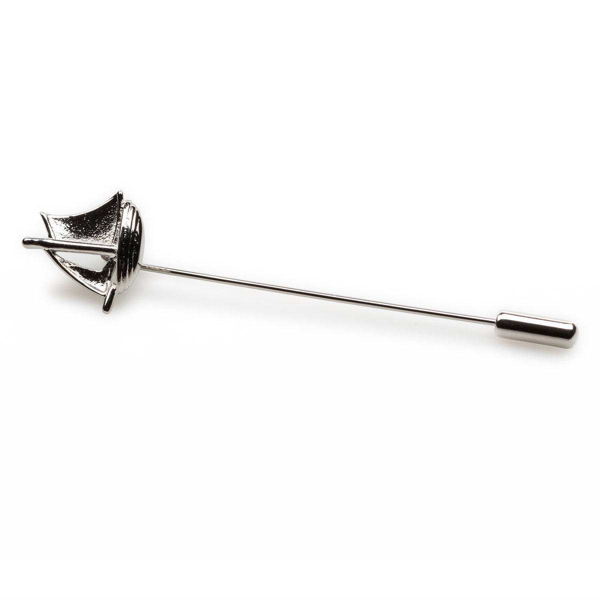 Siling Pin Sailboat Lapel Pin | Nautical Sailing Boat Silver Metal Lapel Pins | OTAA