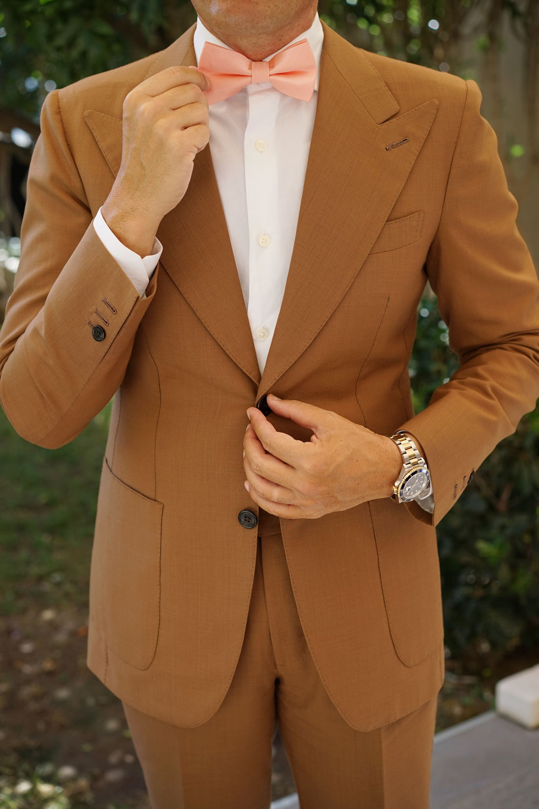salmon dress shirt with tie Salmon Dress Shirt 14.5 / 32/33