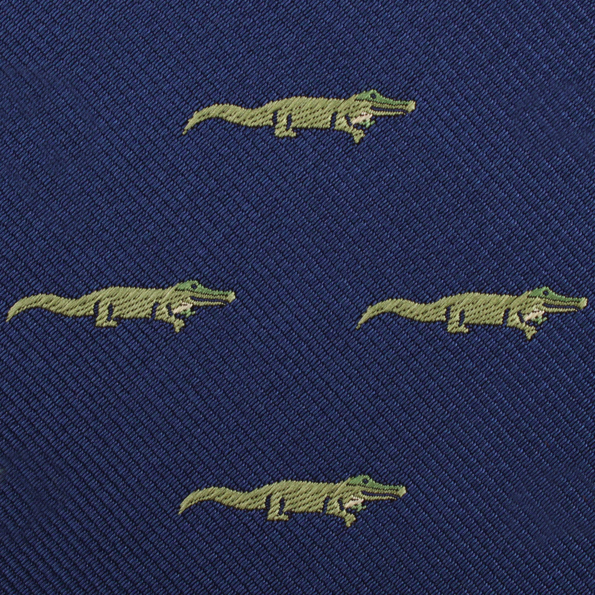 Saltwater Crocodile Fabric Necktie