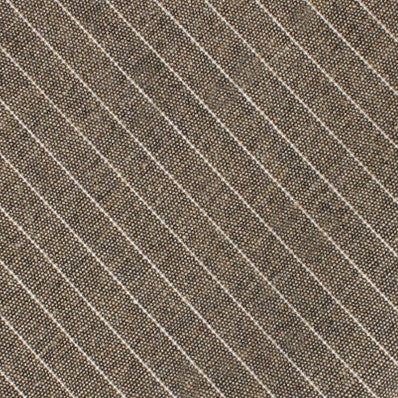 Sandman Linen Pinstripe Fabric Mens Bow Tie