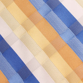 Sandy Checkered Pocket Square