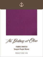 Sangria Purple Weave Y198 Fabric Swatch