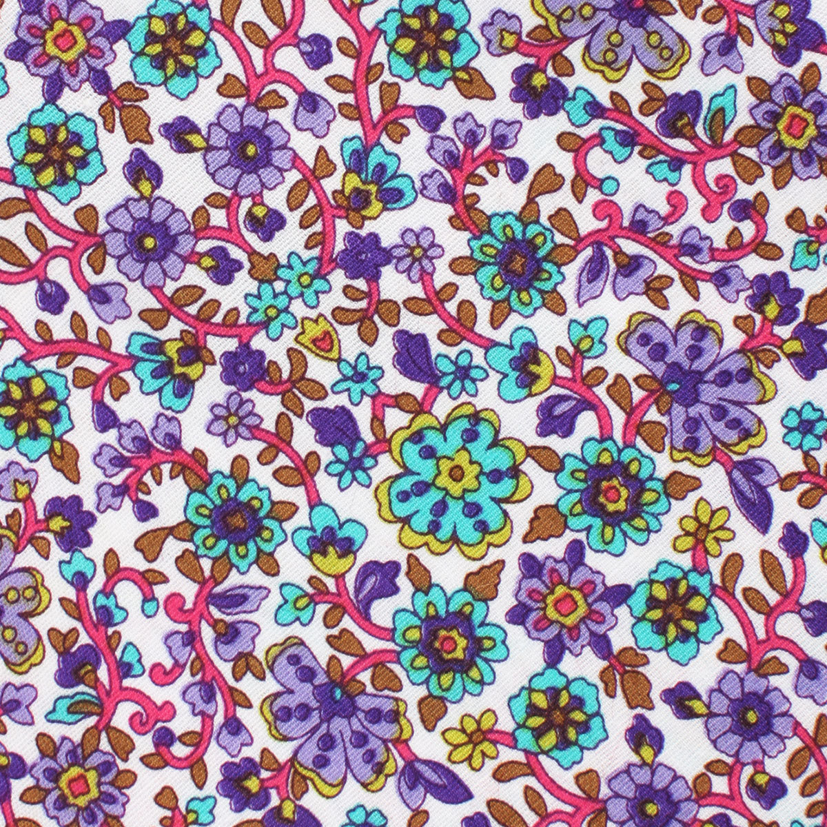 Sant Apollinare Floral Pocket Square Fabric