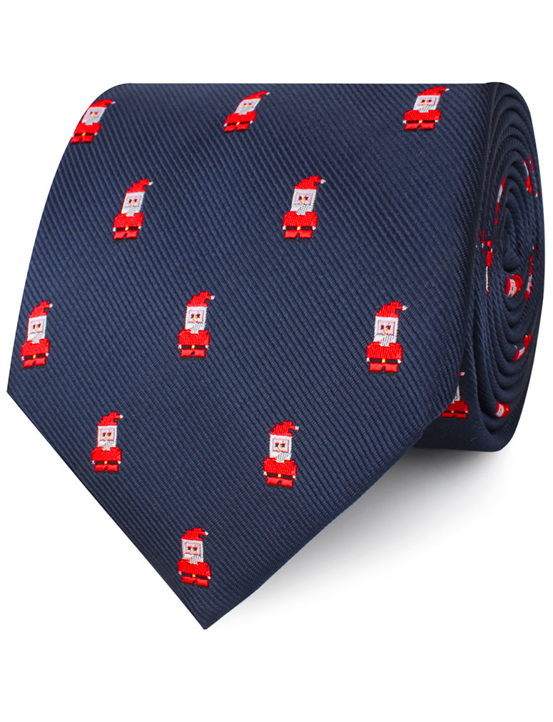 Santa Claus Pixel Neckties