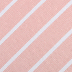 Santorini Pink Blush Striped Linen Fabric Swatch
