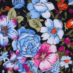 Scoglio D'Africa Violet Floral Fabric Necktie