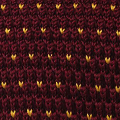 Scorsese Maroon Knitted Tie Fabric