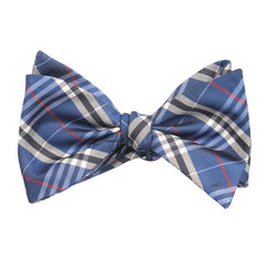 Scotch Blue Self Tie Bow Tie Self tied knot by OTAA