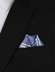 Scotch Blue Winged Puff Pocket Square Fold