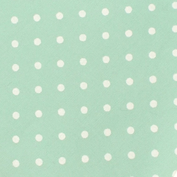 Cambridge Blue Cotton with Mini White Polka Dots Pocket Square