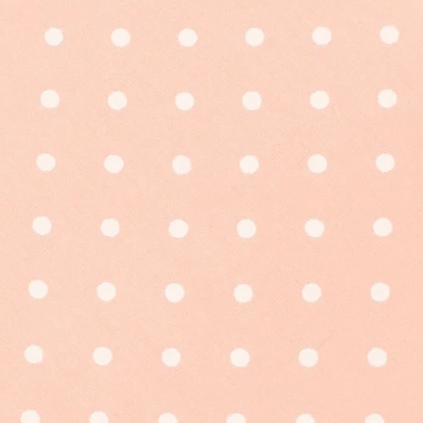 Pink with White Polka Dots Cotton Pocket Square