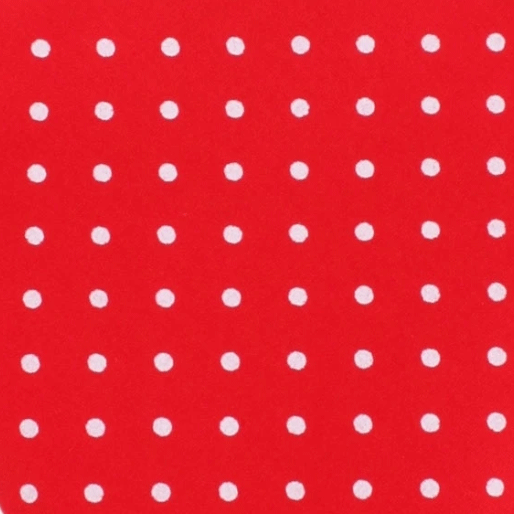 Red with White Polka Dots Cotton Pocket Square