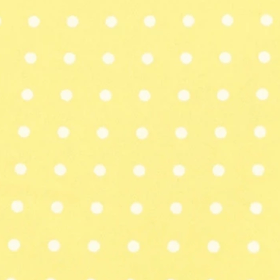 Yellow with White Polka Dots Cotton Pocket Square