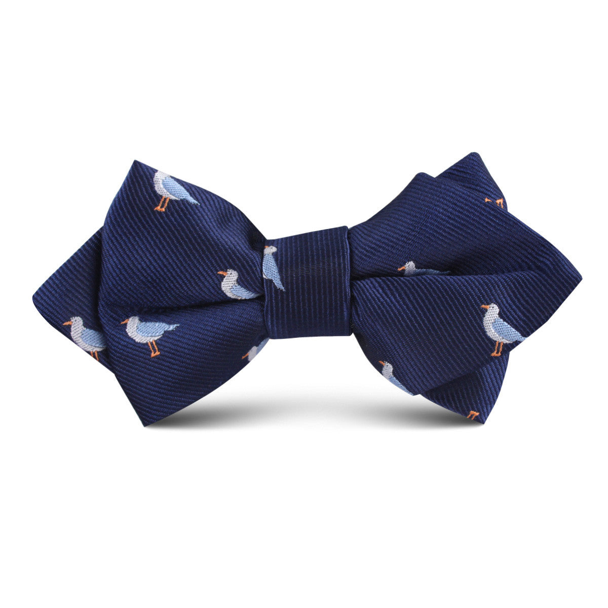 Seagull Bird Kids Diamond Bow Tie