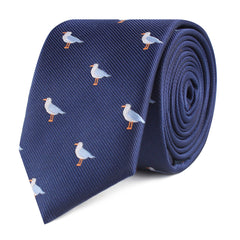 Seagull Bird Slim Tie