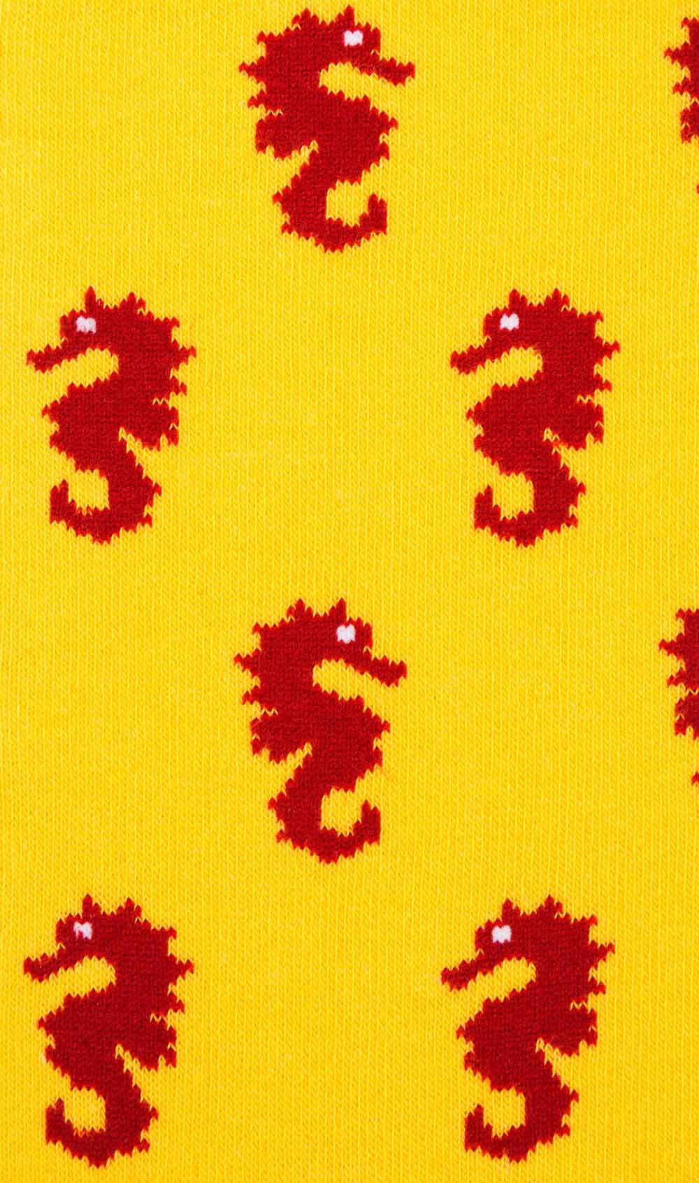 Seahorse Socks Fabric