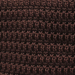 Seal Brown Knitted Tie Fabric