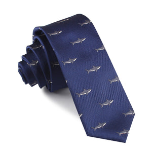 Shark Skinny Tie