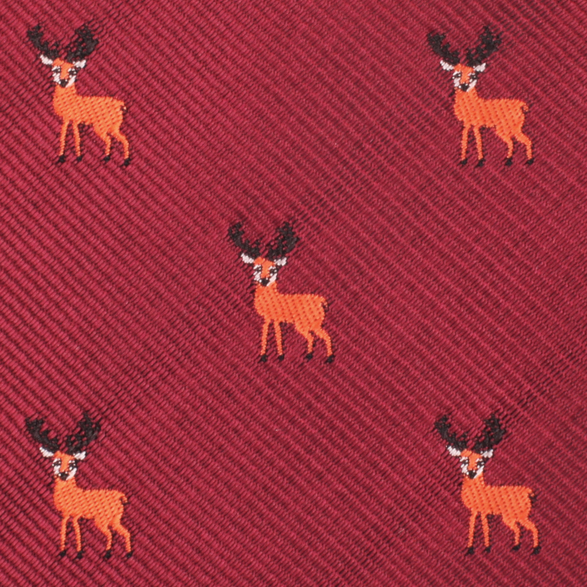 Siberian Reindeer Necktie Fabric
