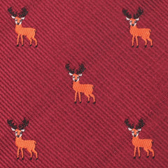 Siberian Reindeer Pocket Square Fabric