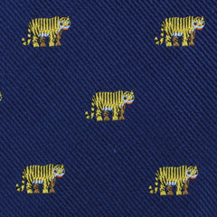 Siberian Tiger Fabric Mens Bow Tie