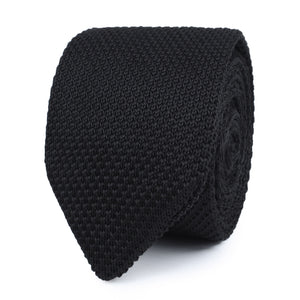 Sillage Black Knitted Tie
