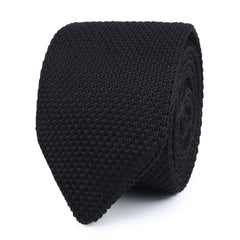 Sillage Black Knitted Tie