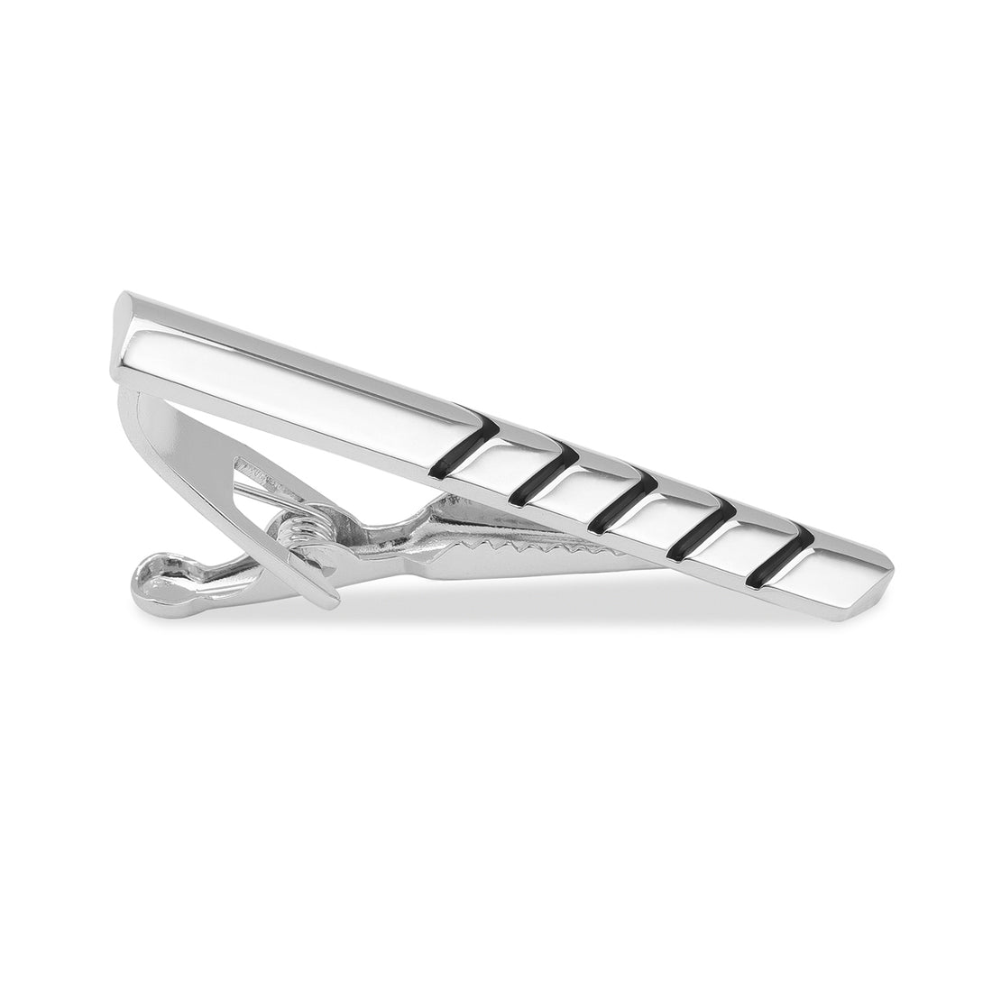 Silver Chevron Tie Bars