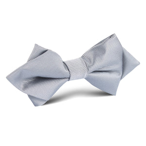 Silver Diamond Bow Tie