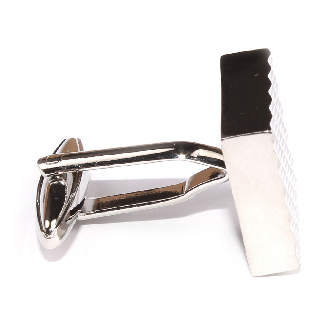 Silver Matrix Cufflinks Side OTAA 