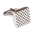 Silver Matrix Cufflinks Middle OTAA