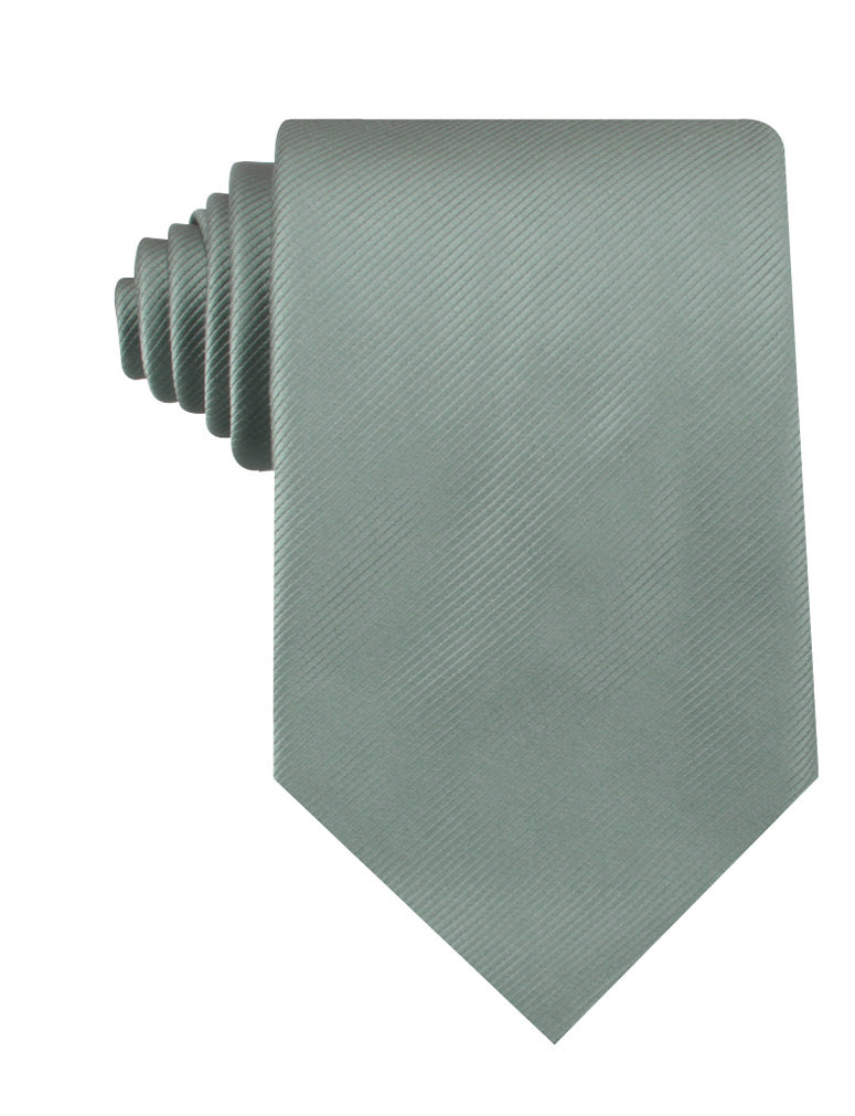 Silver Sage Twill Necktie