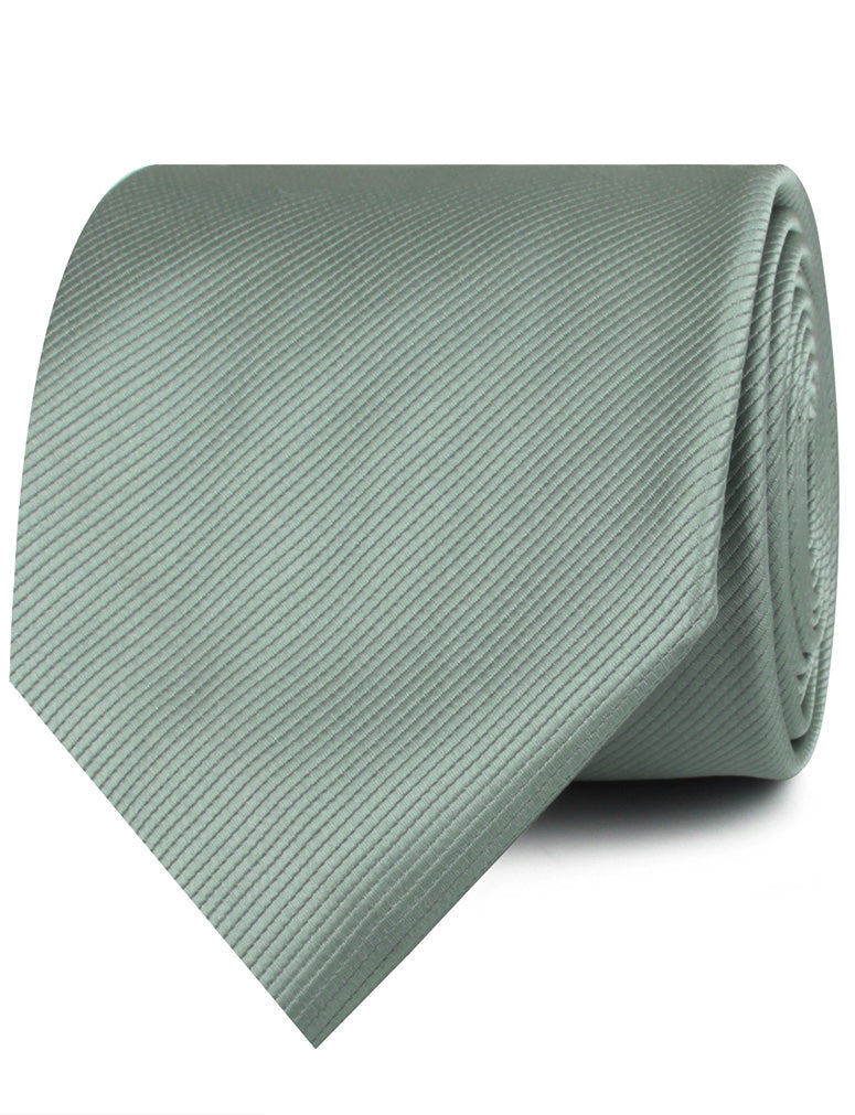 Silver Sage Twill Neckties