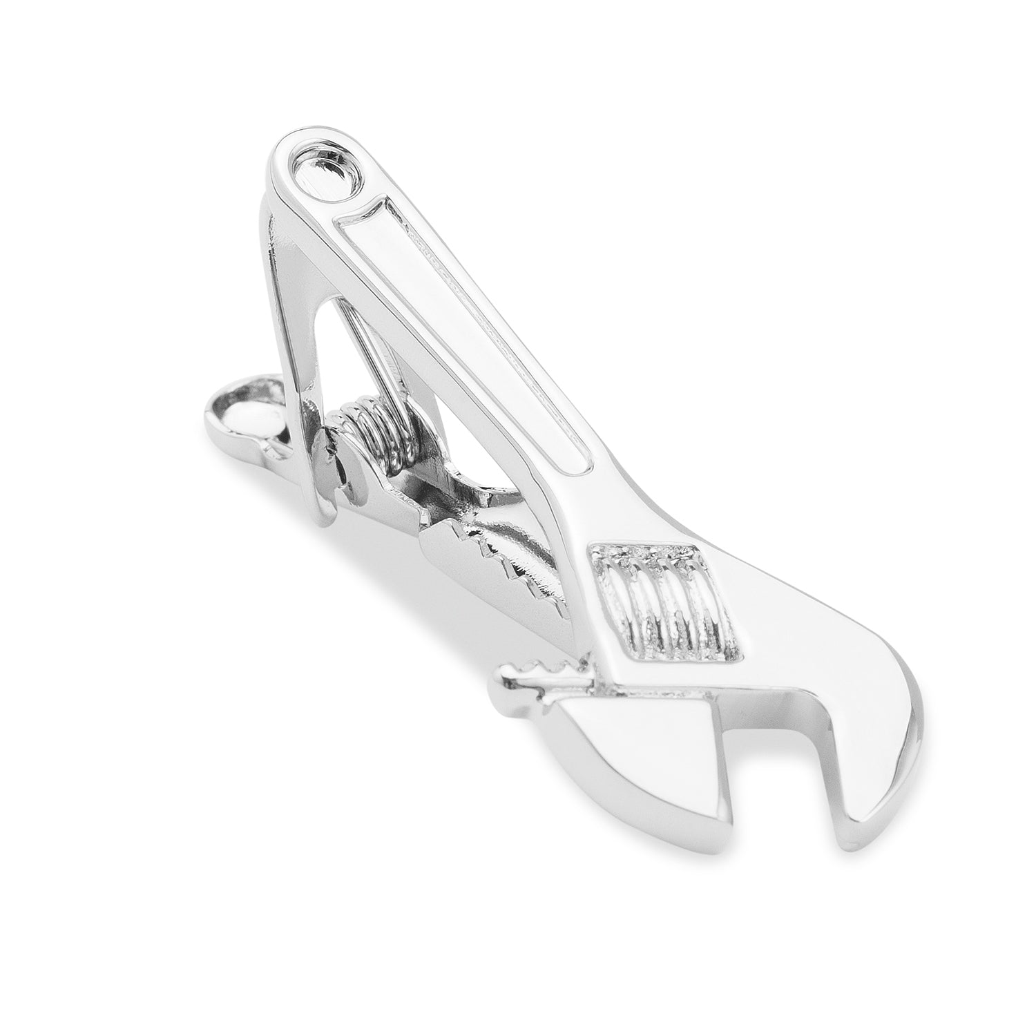 Silver Shifting Spanner Tool Tie Bar