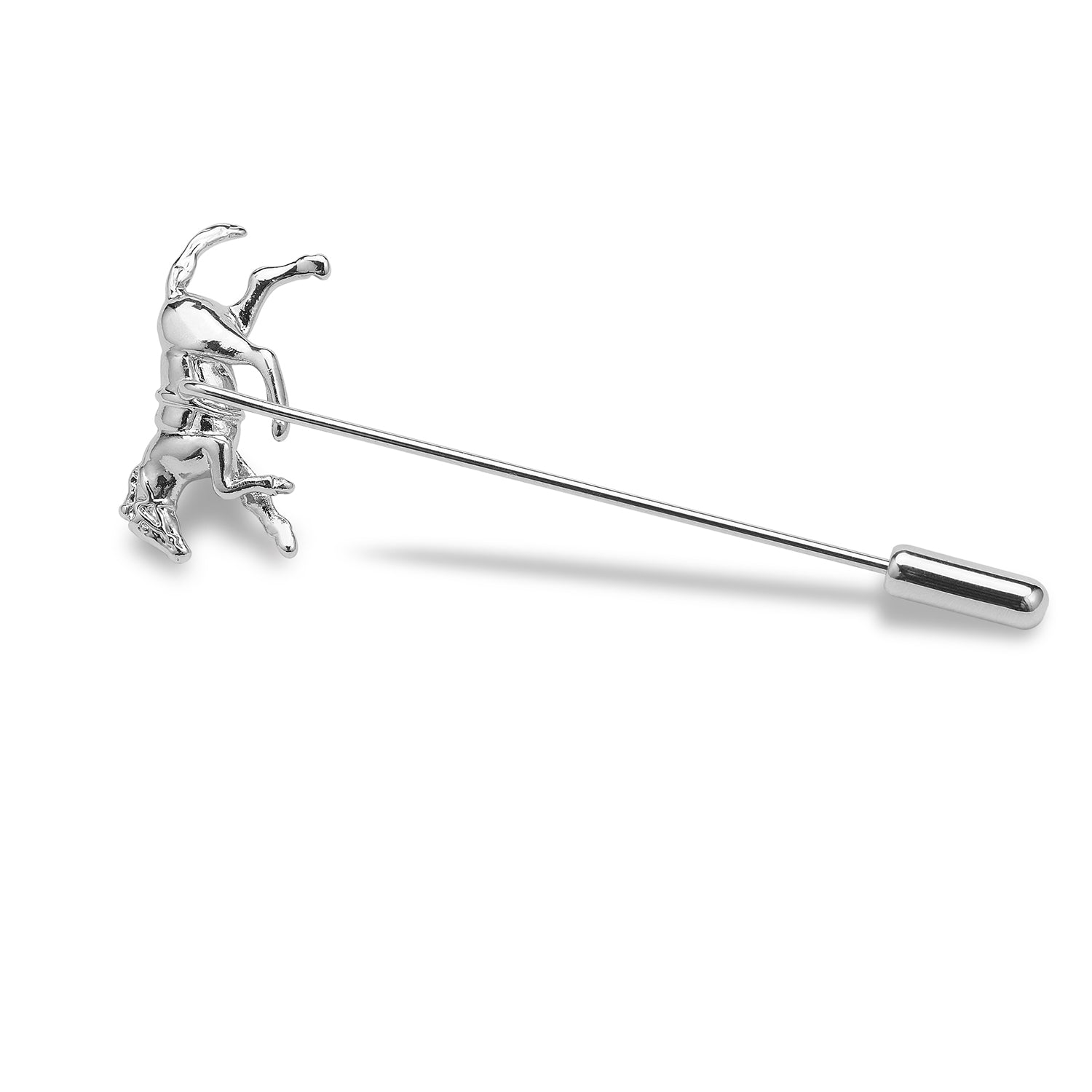 Silver Stallion Horse Lapel Pins