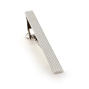 Silver Studded Tie Bar