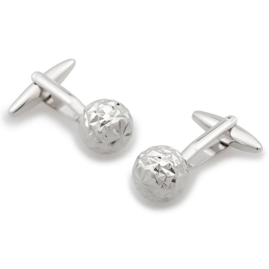 Silver Wrecking Ball Cufflinks
