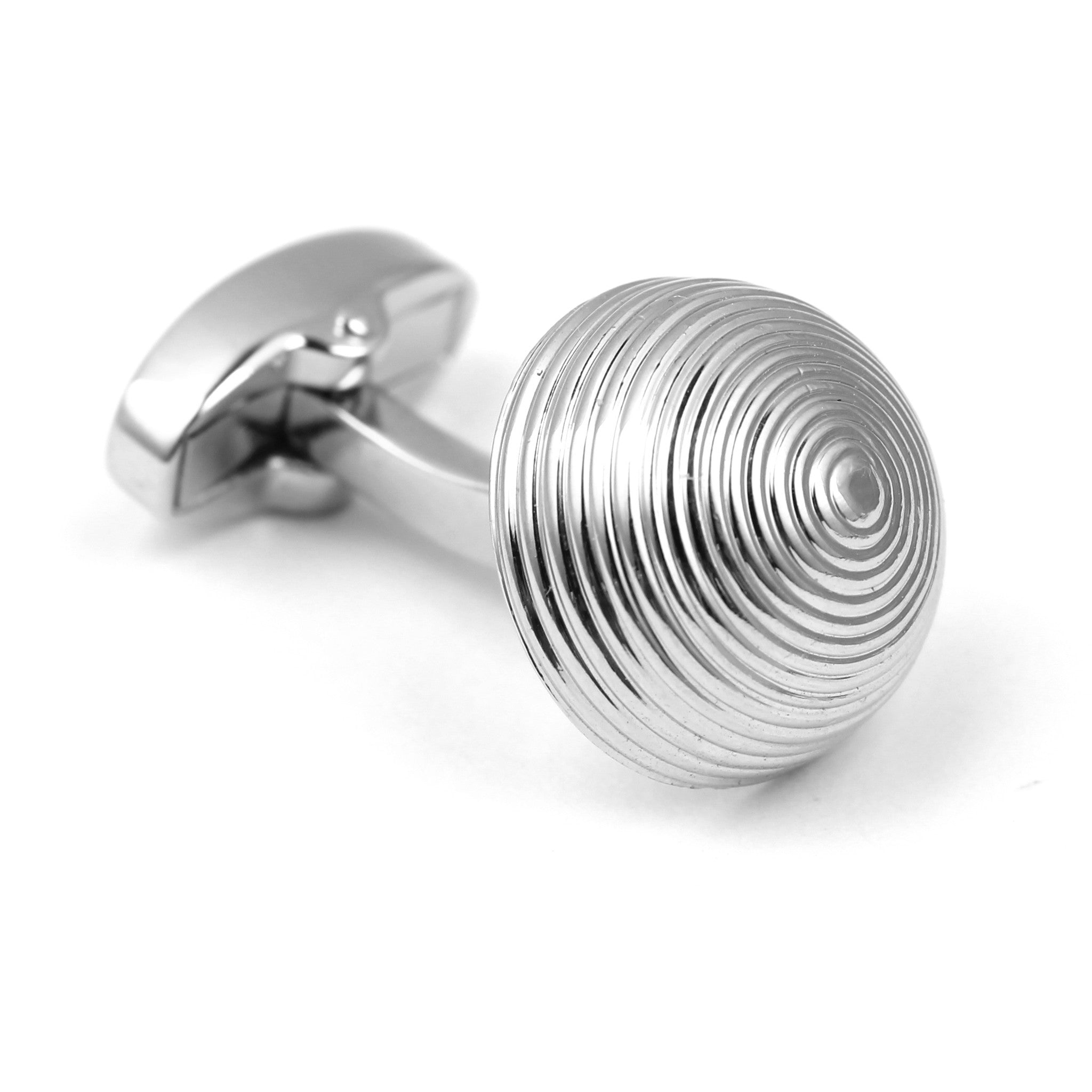 Silver etched Cufflinks Middle OTAA