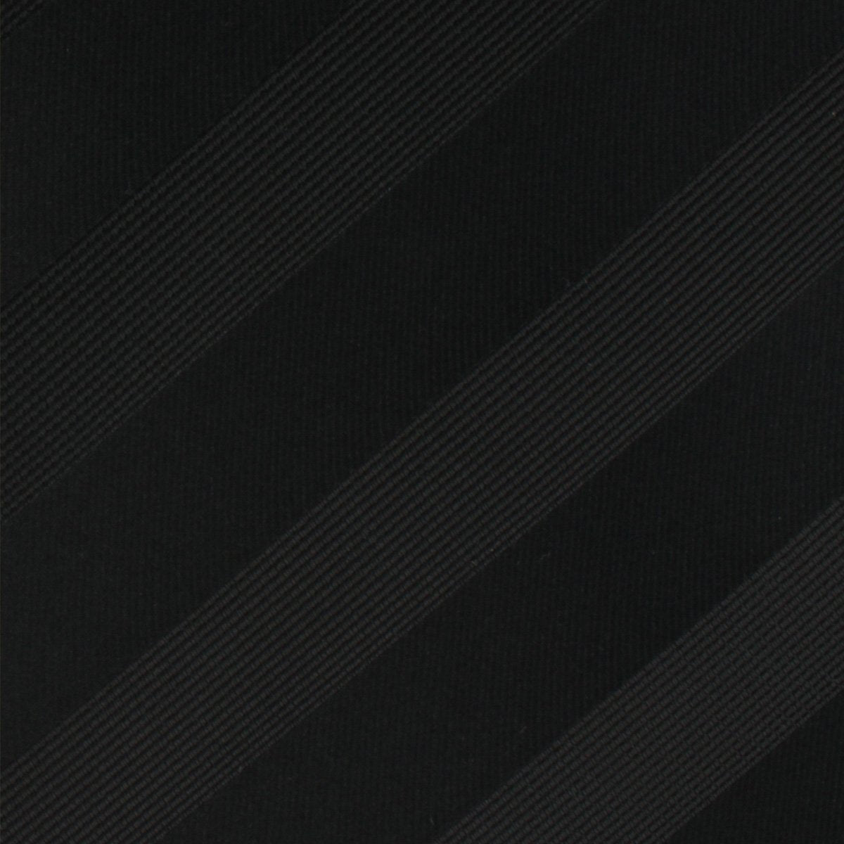 Sinatra Black Striped Necktie Fabric
