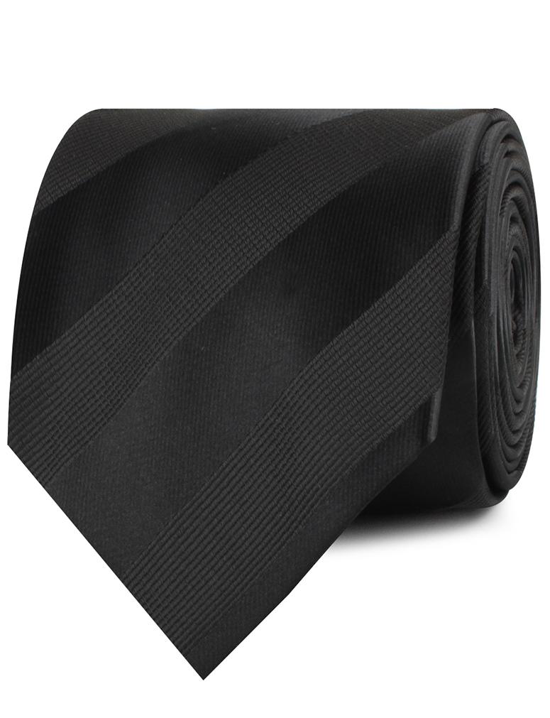 Sinatra Black Striped Neckties