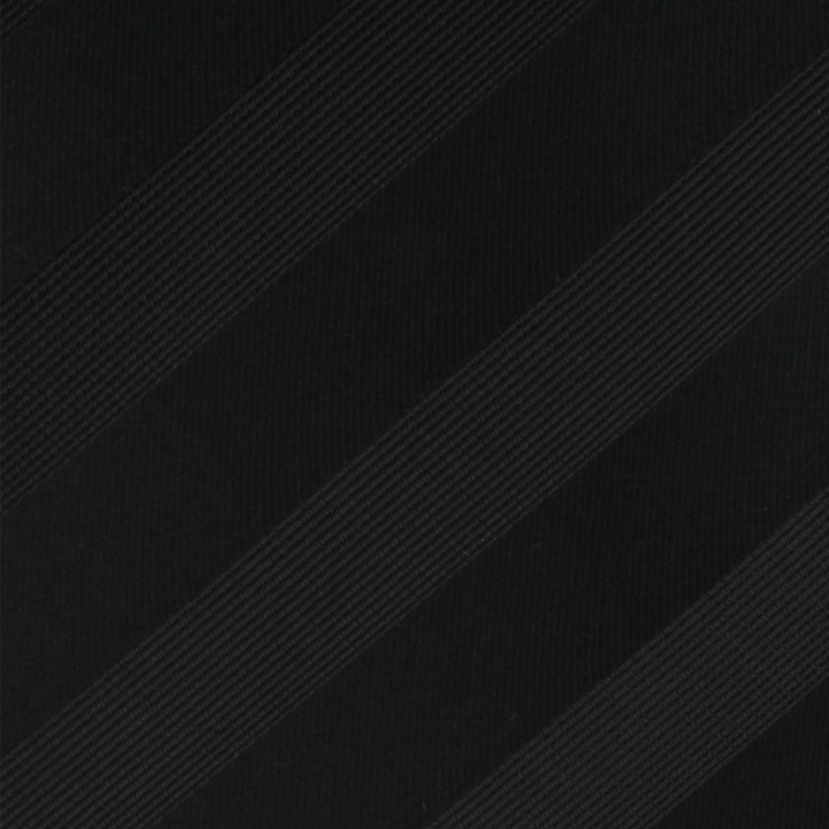 Sinatra Black Striped Pocket Square Fabric