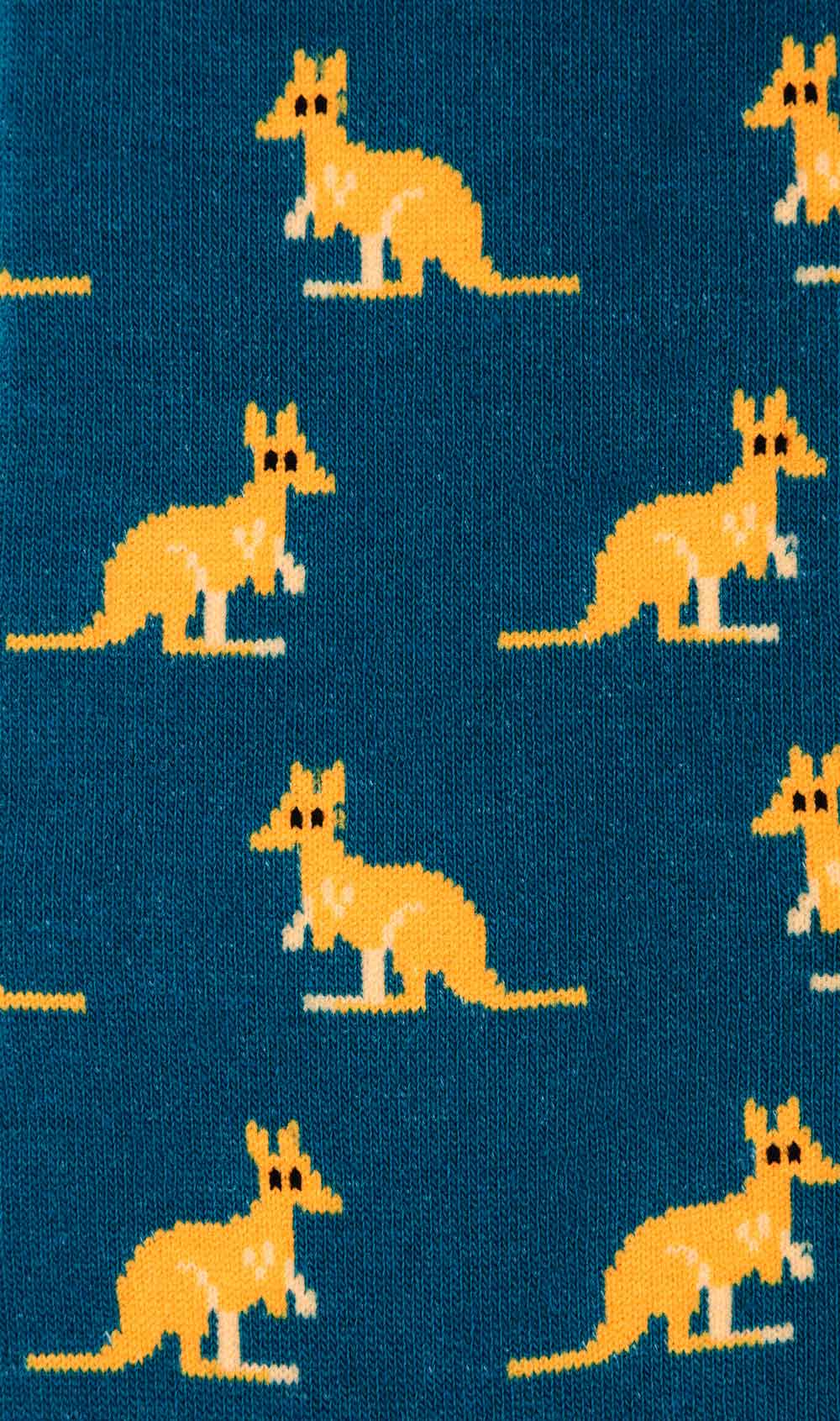 Aussie Kangaroo Socks Fabric