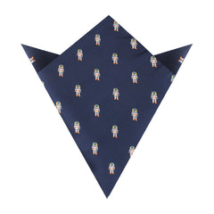 Man on the Moon Space Suit Pocket Square