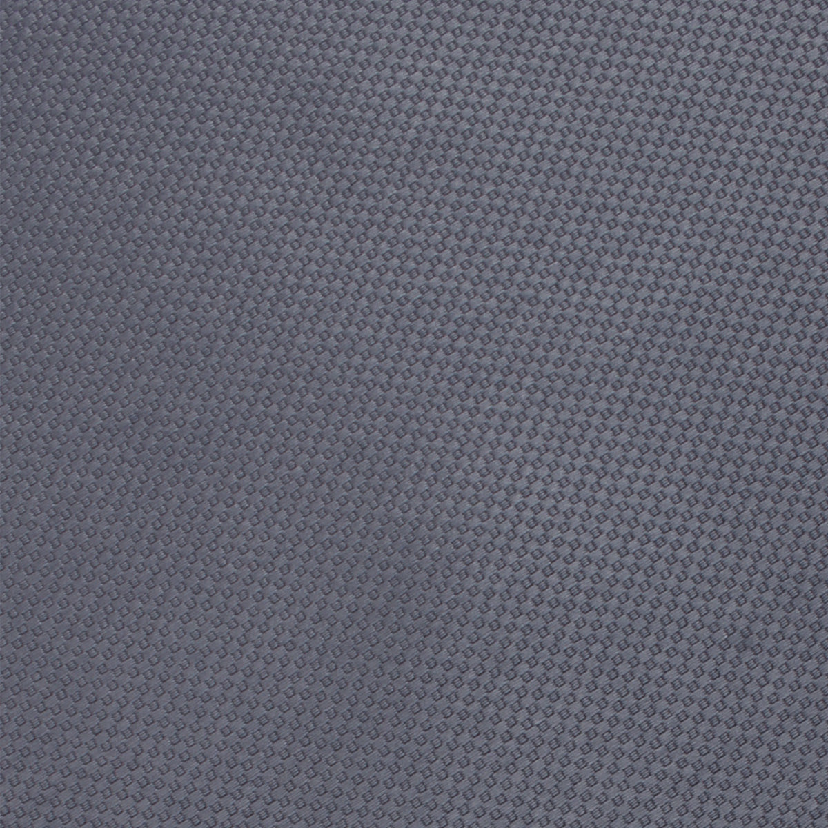 Slate Grey Charcoal Basket Weave Necktie Fabric