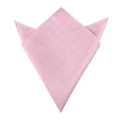 Soft Pink Polka Dots Pocket Square