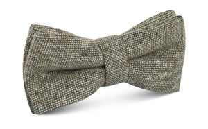 Southdown Donegal Green Wool Bow Tie
