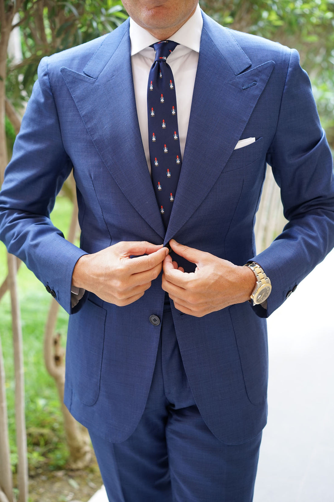 Skinny Rocketship Space Shuttle Skinny Tie | Rocket Ship Slim Ties | Mens Thin Neckties ...