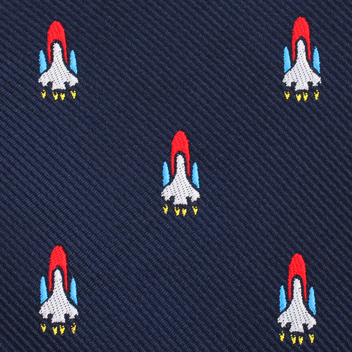 Space Shuttle Skinny Tie Fabric